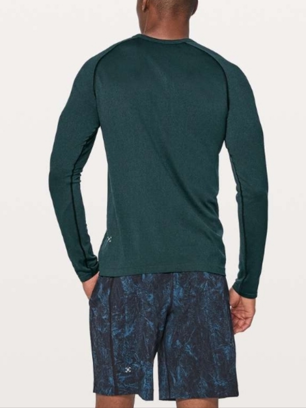 Lululemon Metal Vent Tech Long Sleeve Henley Sz M Black/ Mariner - Picture 3 of 11